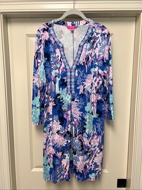 Lilly Pulitzer Floral Dress Pink & Purple